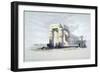 At Luxor, Thebes, Upper Egypt, 19th Century-Louis Haghe-Framed Giclee Print