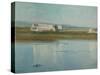 At Marazion - Riverside Farm-Frederick Milner-Stretched Canvas