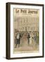 At Marseille, France, M. Pecolle Weds Mlle Latourre on a Bicycle Built for Two-null-Framed Art Print