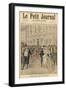 At Marseille, France, M. Pecolle Weds Mlle Latourre on a Bicycle Built for Two-null-Framed Art Print