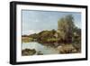 At Milton Mill, on the River Irvine, 1855-Horatio Mcculloch-Framed Giclee Print