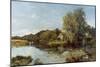 At Milton Mill, on the River Irvine, 1855-Horatio Mcculloch-Mounted Giclee Print