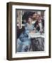 At Mouquin's, 1905-William Glackens-Framed Giclee Print
