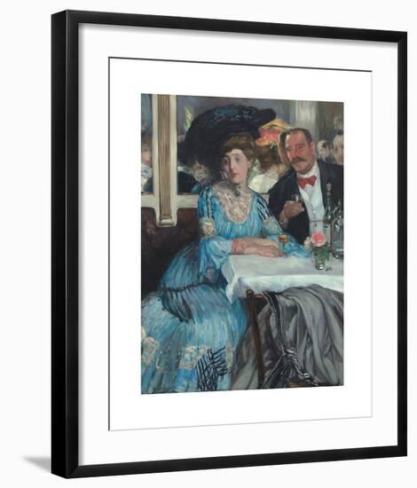 At Mouquin's-William James Glackens-Framed Premium Giclee Print