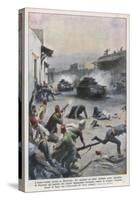 At Nablus Palestinians Rebel Against British Mandate-Achille Beltrame-Stretched Canvas