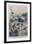 At Nablus Palestinians Rebel Against British Mandate-Achille Beltrame-Framed Art Print