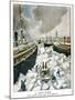 At New York, the Port Taken by the Ice, 1901-null-Mounted Giclee Print
