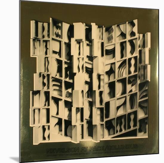 At Pace Columbus, Gold-Louise Nevelson-Mounted Art Print