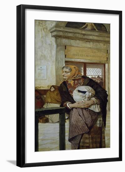 At Pawn Shop, 1878-Luigi Serra-Framed Giclee Print