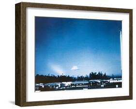 At Phoenix Arizona Agnes Sanborn Photographs a Whirling UFO-null-Framed Photographic Print