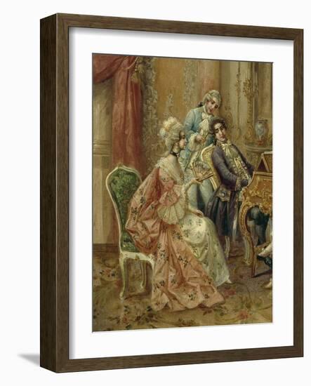 At Piano-Stephan Sedlacek-Framed Giclee Print