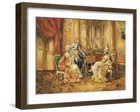 At Piano-Stephan Sedlacek-Framed Giclee Print