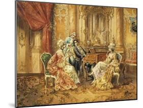 At Piano-Stephan Sedlacek-Mounted Giclee Print