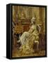 At Piano-Stephan Sedlacek-Framed Stretched Canvas