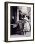 At Piano-Achille Deveria-Framed Giclee Print