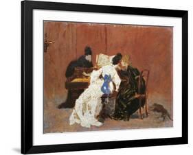 At Pianoforte-Federico Zandomeneghi-Framed Giclee Print