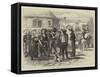 At Pontaven, Brittany, News of the Armistice-null-Framed Stretched Canvas