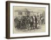 At Pontaven, Brittany, News of the Armistice-null-Framed Giclee Print