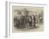 At Pontaven, Brittany, News of the Armistice-null-Framed Giclee Print