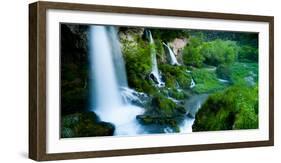 At Rifle Falls You'Ll Find a River Split on Top to Form 3 Separate Falls-Brad Beck-Framed Photographic Print