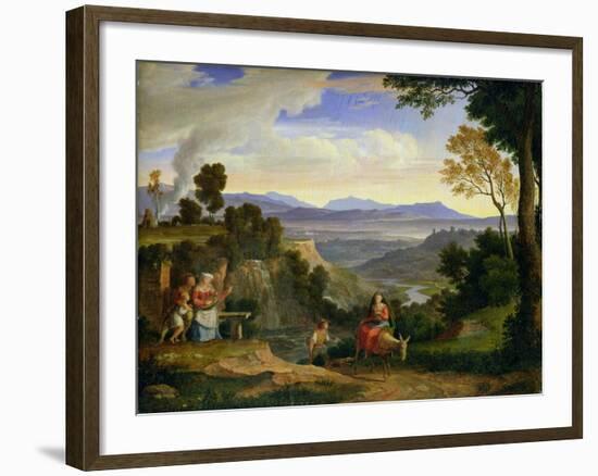 At Ronciglione, 1815-Joseph Anton Koch-Framed Giclee Print