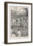 At Rugby School Rugby Football as Played at Rugby School-Louis John Rhead-Framed Art Print