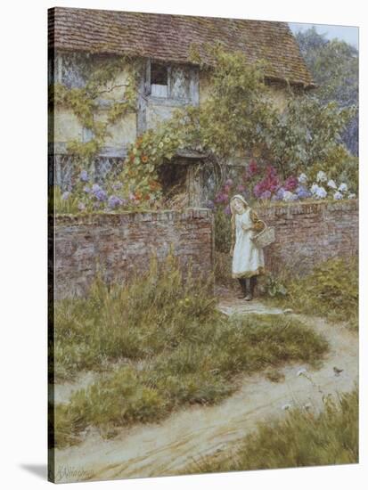 At Sandhills-Helen Allingham-Stretched Canvas