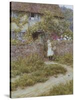 At Sandhills-Helen Allingham-Stretched Canvas