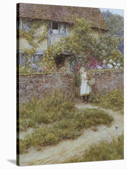 At Sandhills-Helen Allingham-Stretched Canvas