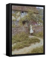 At Sandhills-Helen Allingham-Framed Stretched Canvas