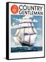 "At Sea," Country Gentleman Cover, June 1, 1935-null-Framed Stretched Canvas