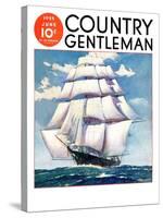 "At Sea," Country Gentleman Cover, June 1, 1935-null-Stretched Canvas