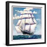 "At Sea,"June 1, 1935-null-Framed Giclee Print