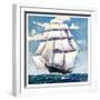 "At Sea,"June 1, 1935-null-Framed Giclee Print