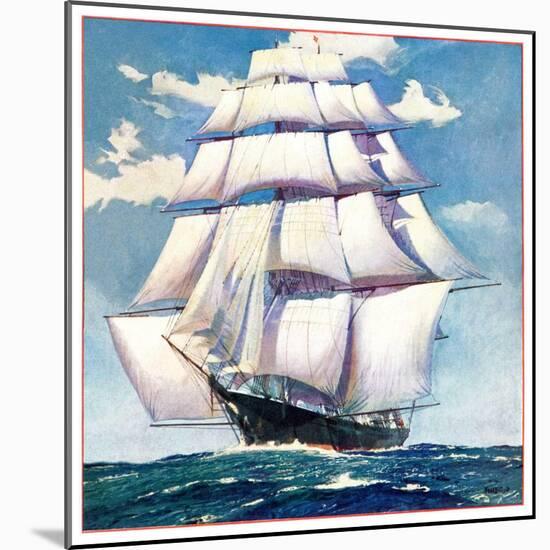 "At Sea,"June 1, 1935-null-Mounted Giclee Print