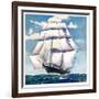 "At Sea,"June 1, 1935-null-Framed Giclee Print