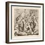 At Seeburg He Condemns the Peasants-Gustav Konig-Framed Art Print