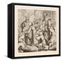 At Seeburg He Condemns the Peasants-Gustav Konig-Framed Stretched Canvas