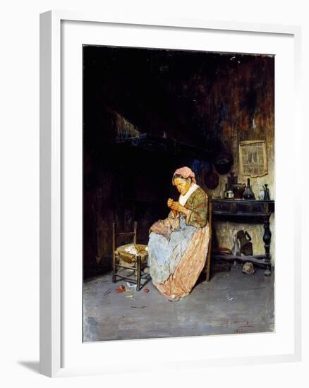 At Sixty Years' of Age, 1874-Giuseppe Costantini-Framed Giclee Print