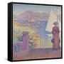 At St. Tropez-Paul Signac-Framed Stretched Canvas