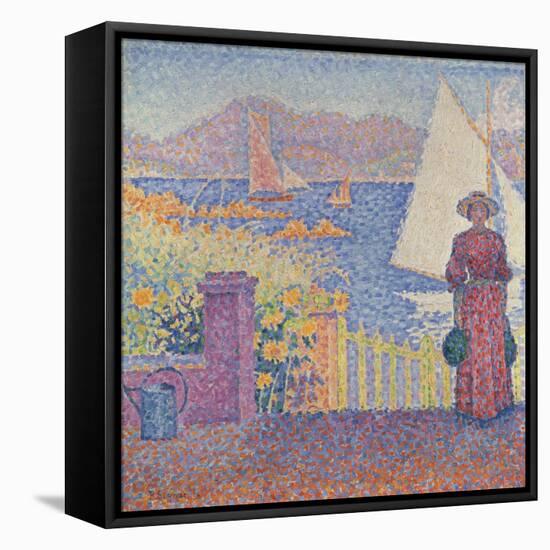 At St. Tropez-Paul Signac-Framed Stretched Canvas