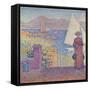 At St. Tropez-Paul Signac-Framed Stretched Canvas