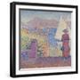 At St. Tropez-Paul Signac-Framed Giclee Print