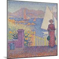 At St. Tropez-Paul Signac-Mounted Giclee Print