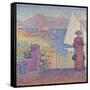 At St. Tropez-Paul Signac-Framed Stretched Canvas