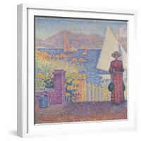 At St. Tropez-Paul Signac-Framed Giclee Print