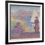 At St. Tropez-Paul Signac-Framed Giclee Print