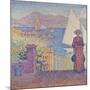 At St. Tropez-Paul Signac-Mounted Giclee Print