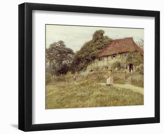 At Stedham Near Midhurst-Helen Allingham-Framed Premium Giclee Print