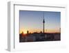 at Sundown, Hotel Park to Inn and Rotes Rathaus, Berlin, Germany-Markus Lange-Framed Photographic Print